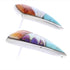 Multicolor Inlay Jewelry Sterling Silver Post Earrings BW69001